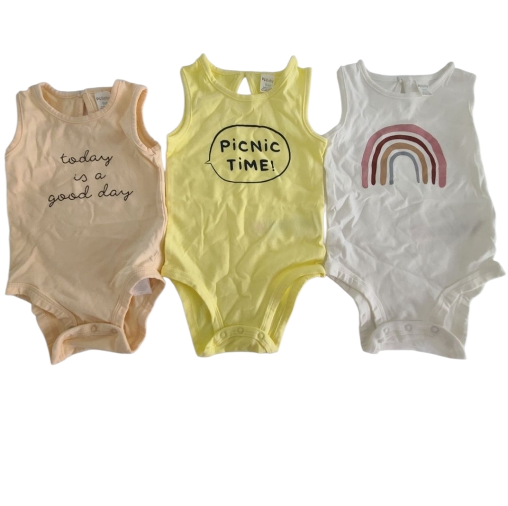 PL Baby Onesies set Bundle 3 piece Size 9 Months